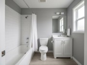 Move-in photo of the bathroom