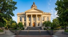 A county courthouse, the source of the ruling
